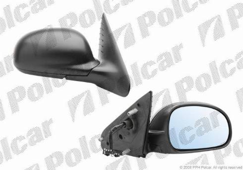 Polcar 5746524E - Зовнішнє дзеркало autocars.com.ua