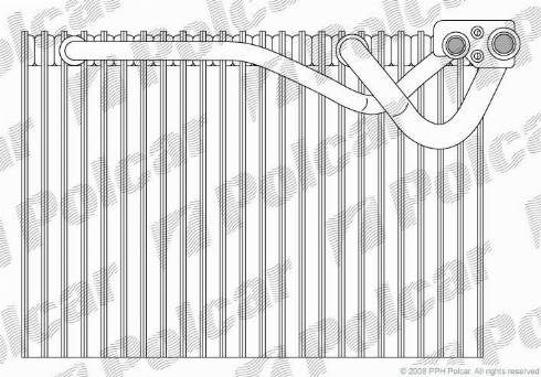 Polcar 5746P8-1 - Испаритель, кондиционер avtokuzovplus.com.ua