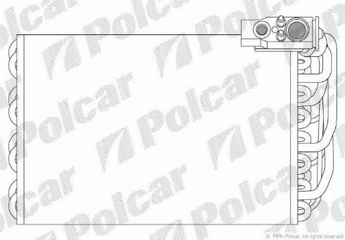 Polcar 5746P82X - Испаритель, кондиционер avtokuzovplus.com.ua