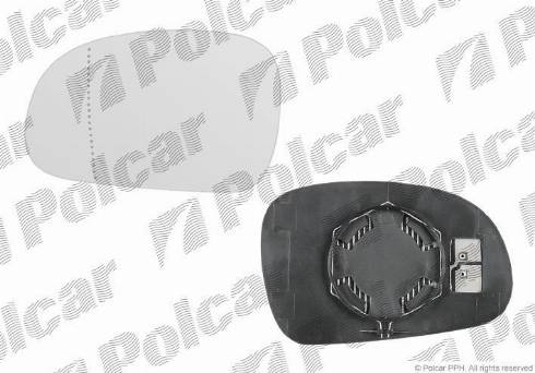 Polcar 5747545E - Покриття, зовнішнє дзеркало autocars.com.ua