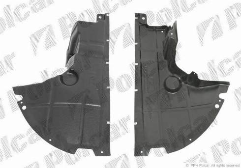 Polcar 5770347Q - Кожух двигуна autocars.com.ua