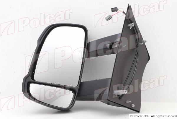 Polcar 57705110NE - Зовнішнє дзеркало autocars.com.ua