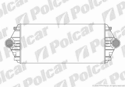 Polcar 5786J8-1 - Интеркулер autocars.com.ua
