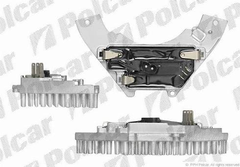 Polcar 5786KST-1 - Опір, реле, вентилятор салону autocars.com.ua