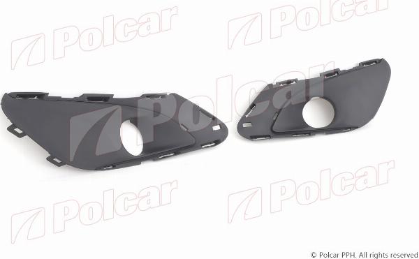 Polcar 57C22711 - Рама, протитуманні фари autocars.com.ua