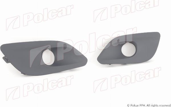 Polcar 57C227-7 - Рама, протитуманні фари autocars.com.ua