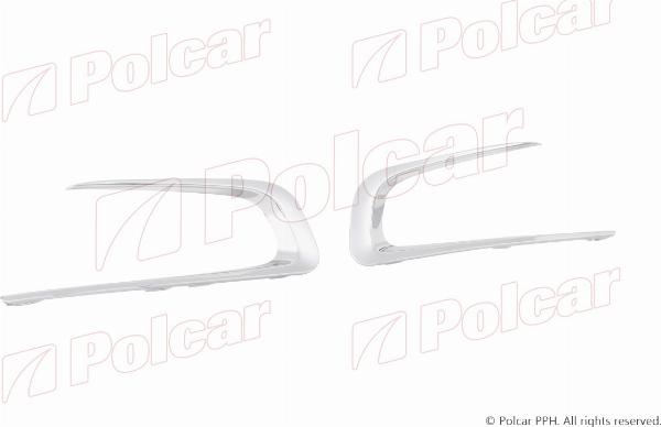 Polcar 57L127-9 - Рама, протитуманні фари autocars.com.ua