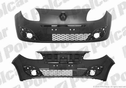 Polcar 600107-1 - Буфер, бампер autocars.com.ua