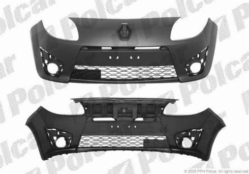 Polcar 600107-4 - Буфер, бампер autocars.com.ua