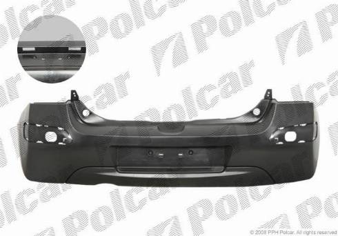 Polcar 600196 - Буфер, бампер autocars.com.ua