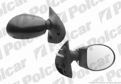 Polcar 6003521E - Зовнішнє дзеркало autocars.com.ua