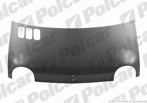 Polcar 600403 - Капот двигуна autocars.com.ua