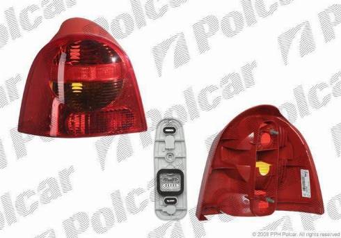 Polcar 6004871E - Задній ліхтар autocars.com.ua