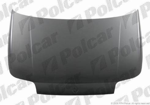 Polcar 600603 - Капот двигуна autocars.com.ua