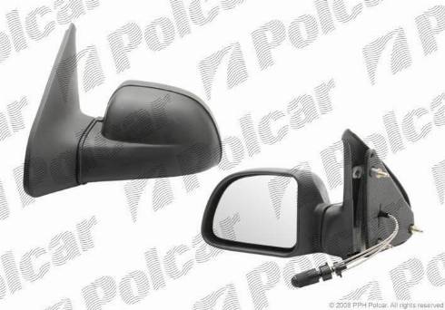 Polcar 6006511E - Зовнішнє дзеркало autocars.com.ua