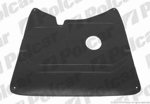 Polcar 600734-7 - Ізоляція моторного відділення autocars.com.ua
