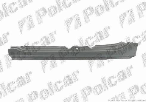 Polcar 600741-2 - Підніжка, накладка порога autocars.com.ua