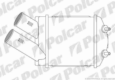 Polcar 6007J8-1 - Интеркулер autocars.com.ua