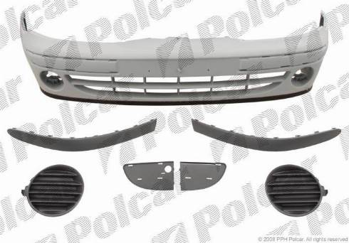 Polcar 601107-Q - Буфер, бампер autocars.com.ua