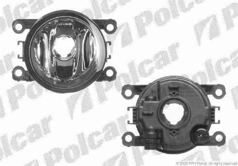 Polcar 601229-E - Противотуманная фара autocars.com.ua