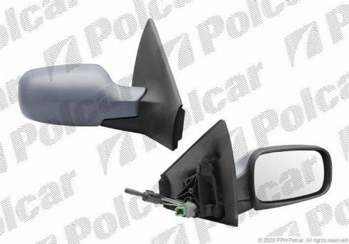Polcar 6012522M - Зовнішнє дзеркало autocars.com.ua