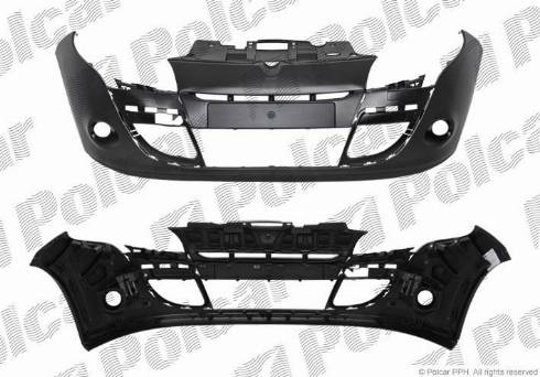Polcar 601407-J - Буфер, бампер autocars.com.ua
