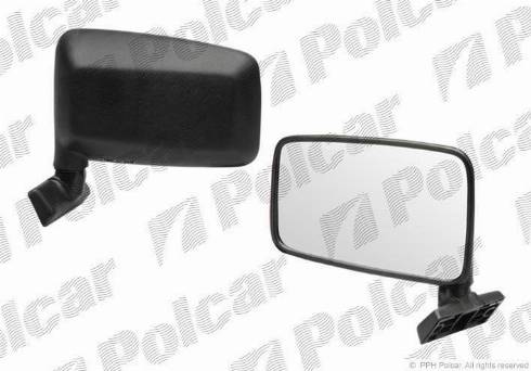Polcar 601852-E - Зовнішнє дзеркало autocars.com.ua