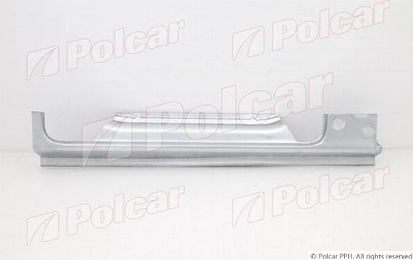 Polcar 602641-3 - Підніжка, накладка порога autocars.com.ua