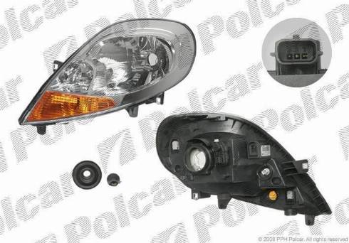 Polcar 6027100E - Основна фара autocars.com.ua