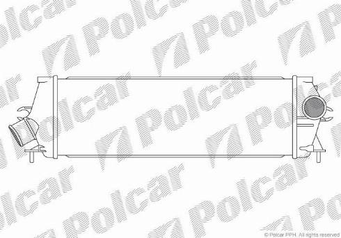 Polcar 6027J8-1 - Интеркулер autocars.com.ua