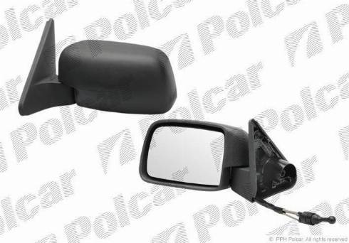 Polcar 6031513E - Зовнішнє дзеркало autocars.com.ua