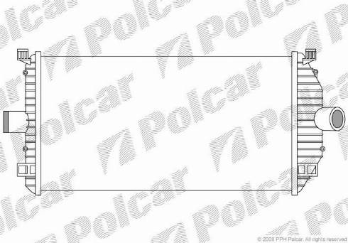 Polcar 6032J81X - Интеркулер autocars.com.ua