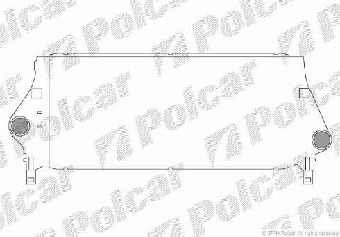 Polcar 6037J81X - Интеркулер autocars.com.ua