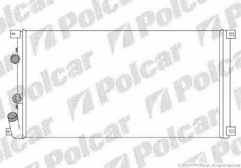 Polcar 6041084X - Радіатор, охолодження двигуна autocars.com.ua