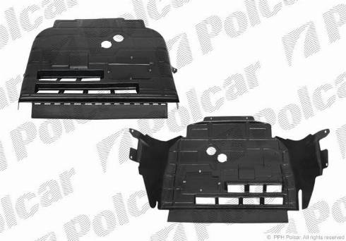 Polcar 6041345Q - Кожух двигуна autocars.com.ua