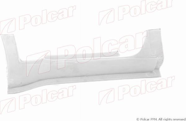 Polcar 604141-4 - Підніжка, накладка порога autocars.com.ua