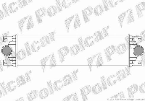 Polcar 6041J81X - Интеркулер autocars.com.ua