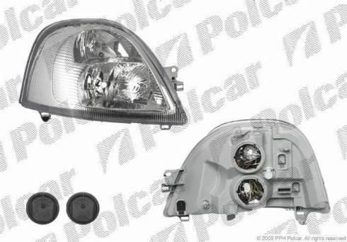 Polcar 604209-E - Основна фара autocars.com.ua