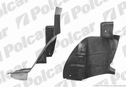 Polcar 6042FP-2 - Обшивка, колісна ніша autocars.com.ua