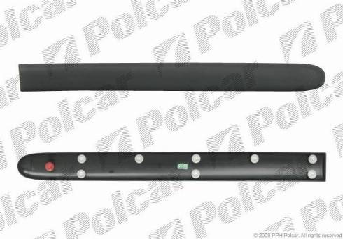 Polcar 60600051 - Облицювання / захисна накладка, крило autocars.com.ua