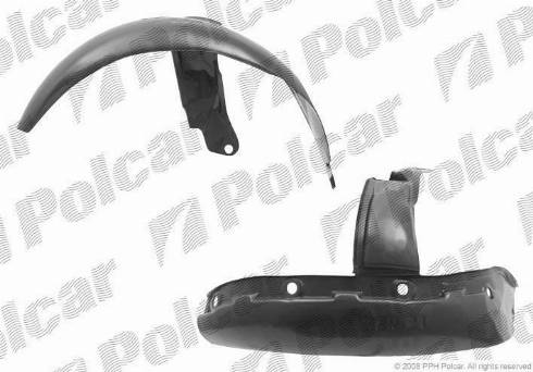 Polcar 6060FL-3 - Обшивка, колісна ніша autocars.com.ua