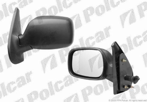 Polcar 6061511M - Зеркальное стекло, наружное зеркало avtokuzovplus.com.ua