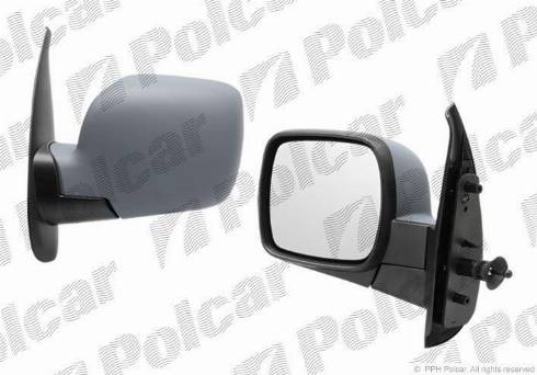 Polcar 6062523M - Зовнішнє дзеркало autocars.com.ua