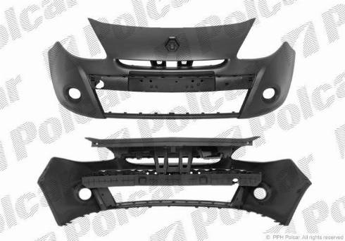 Polcar 606407-J - Буфер, бампер autocars.com.ua