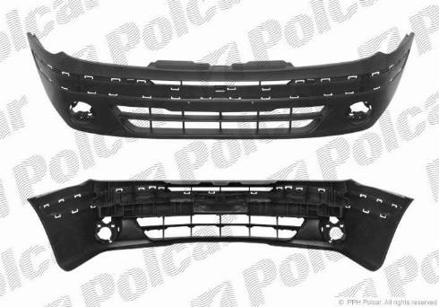 Polcar 60700710 - Решітка радіатора autocars.com.ua