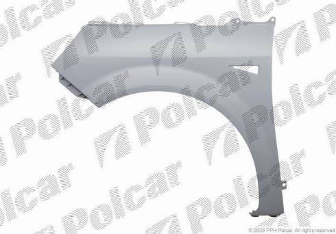 Polcar 607102-1 - Крило autocars.com.ua