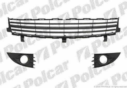 Polcar 60722701 - Решетка вентиляционная в бампере avtokuzovplus.com.ua