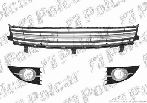 Polcar 60722704 - Решітка вентилятора, буфер autocars.com.ua