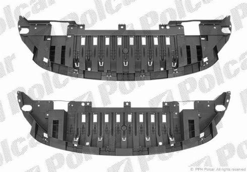 Polcar 607334-5 - Ізоляція моторного відділення autocars.com.ua