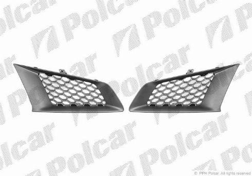 Polcar 608005-0 - Решітка радіатора autocars.com.ua